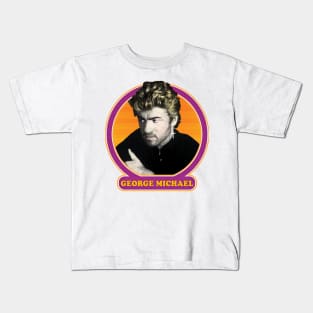 George Michael // Retro Styled Fan Art Design Kids T-Shirt